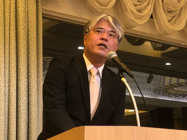 同窓会会長　中西良太郎　写真